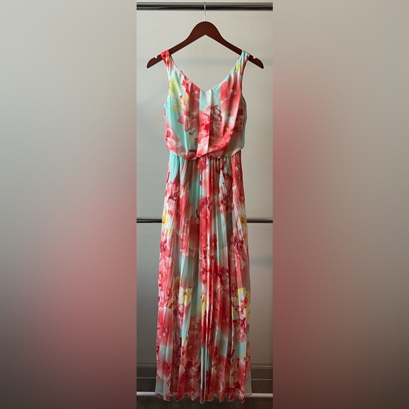 B Darlin Pastel Dress in Blue and Pink - Picture 1 of 5
